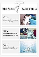 Vista 6 de PStarD Moon - Botella de agua para animales pequeños, conejito, hámster, cobaya, conejo, chinchilla, jerbo, marmota, ardilla (2.7 onzas)