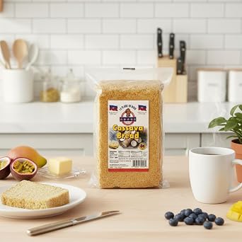 La PlaineDuNord Cassava Bread | Premium Quality with Caribbean Flavor | Traditional Haitian Manioc Bread | No Artificial Flavors | Natural Sources Vitamins & Minerals, Rich in Resistant Starch | Made with Cassava Root & Salt