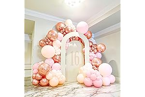 Pink & Rose Gold Sweet 16 Garland Kit