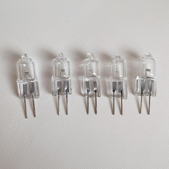 5Pcs G4 6V 5W Halogen Bulb 6V G4 Instrument Bulb Microscope Light Bulb G4 10W 15W 20W 25W 6V 35W Bi-Pin Beads Crystal Lamps,5W