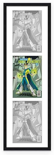 Miniatura 142 de Marco de cómic negro mate Para cómics publicados entre 1986 y el día actual (marco de madera maciza de cómic de la Edad Dorada), hecho