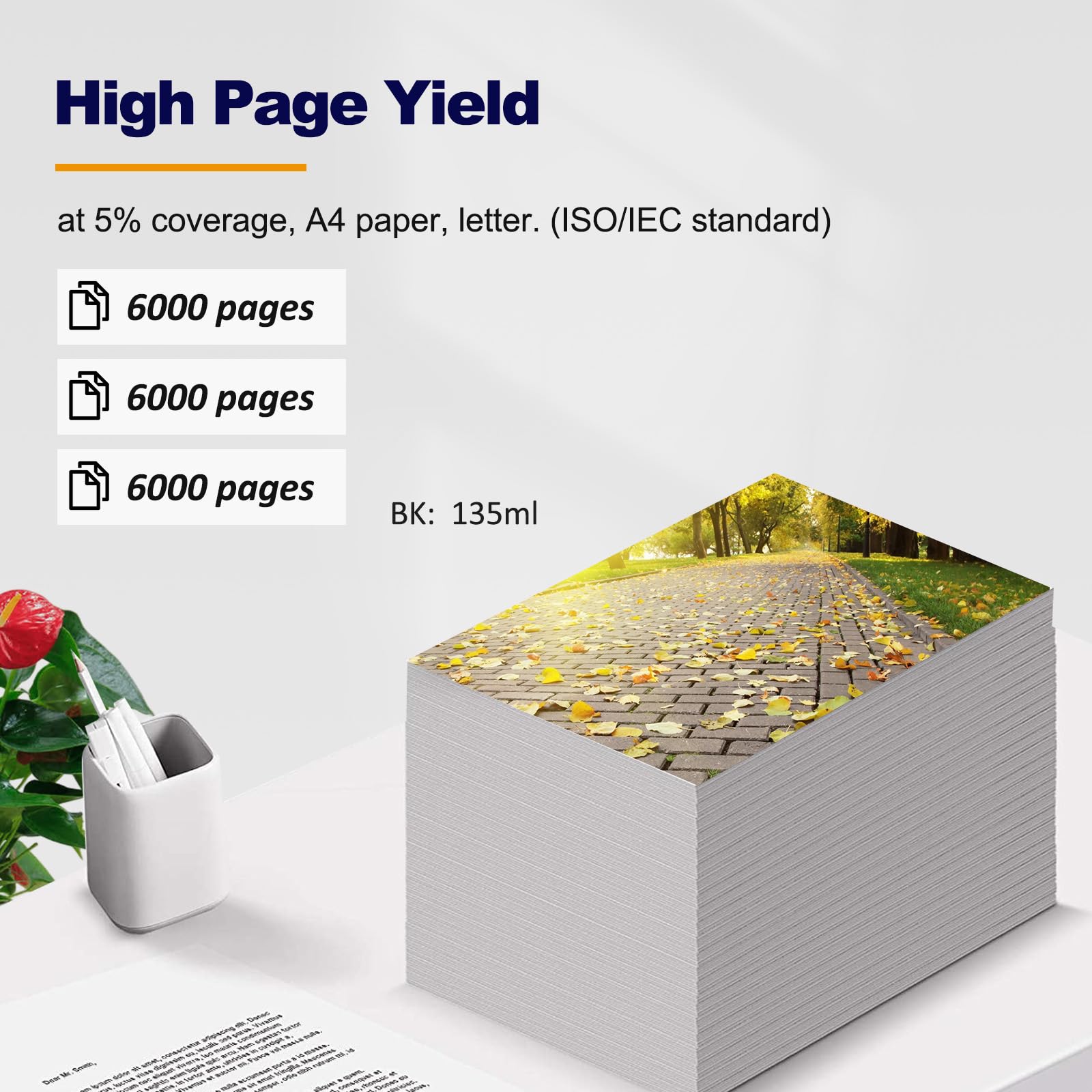 LAIPENG 32XL Inchiostro Compatibile con HP 32 XL per Smart Tank 315 319 455 515 516 530 555 558 559 570 655 670 790 5105 7005 7006 7305 7306 7605 415 419 Stampante (3 Nero)