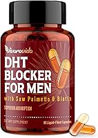 Vista 8 de DHT Blocker para hombres Suplemento de vitaminas para el crecimiento del cabello con palma enana americana y biotina – Regreso del cabello