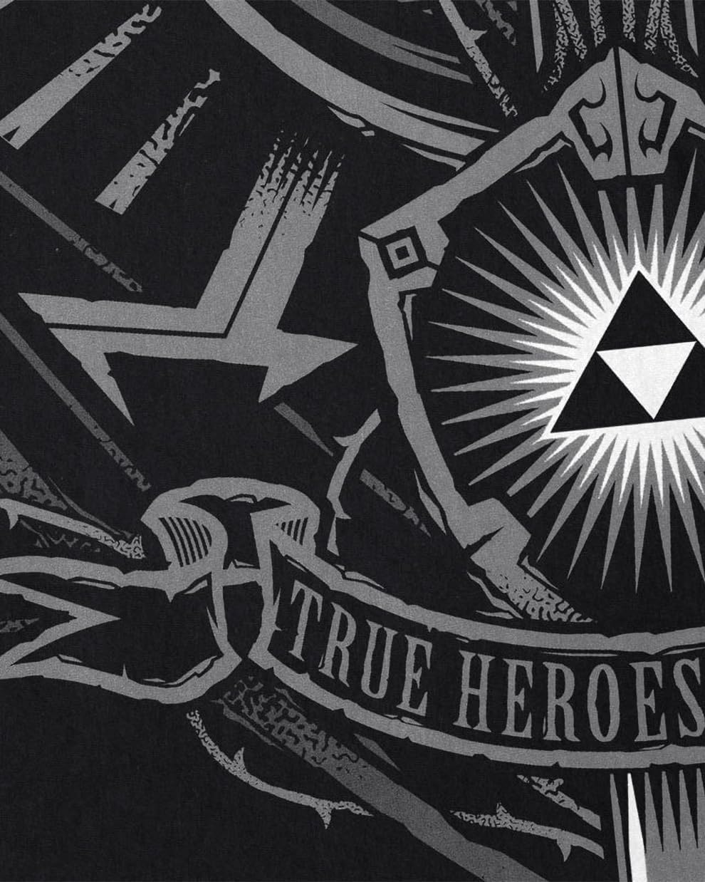 Style3 Nature T-Shirt Uomo Triforce Link Hyrule - Gamer 4XL - 100% Cotone