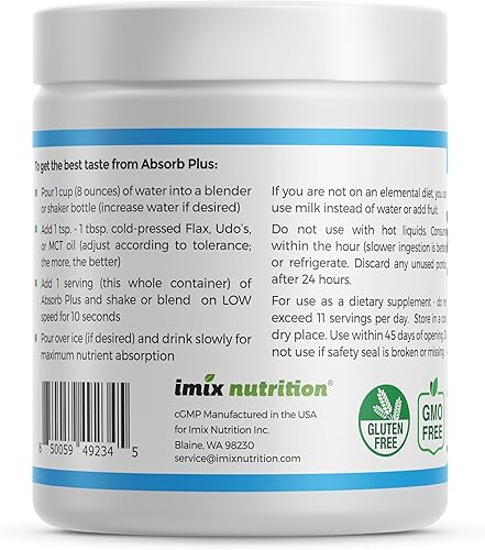 Miniatura 84 de Proteína aislada: suplemento dietético para mejorar la salud intestinal, apoyo nutricional adicional, sin OMG, sin gluten, sin lactosa, sin caseína