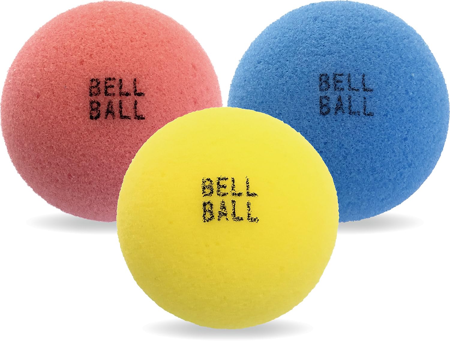 Unix BX18-14 Baseball Practice Goods Training Balls, 3 Colors Bell Balls, Set of 3 x 2