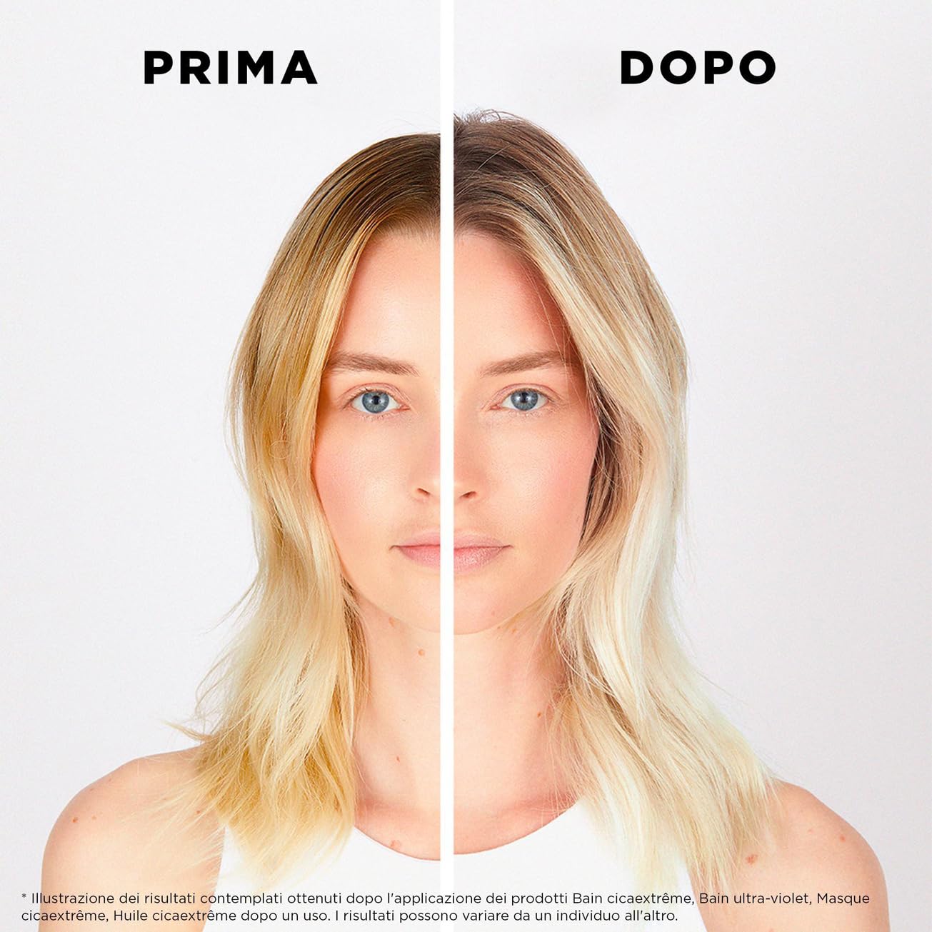 Kérastase, Blond Absolu, Routine Riparatrice, Per Capelli Danneggiati, Biondi Decolorati & Sensibilizzati, Con Acido Ialuronico, Shampoo Bain Lumière + Balsamo Cicaflash