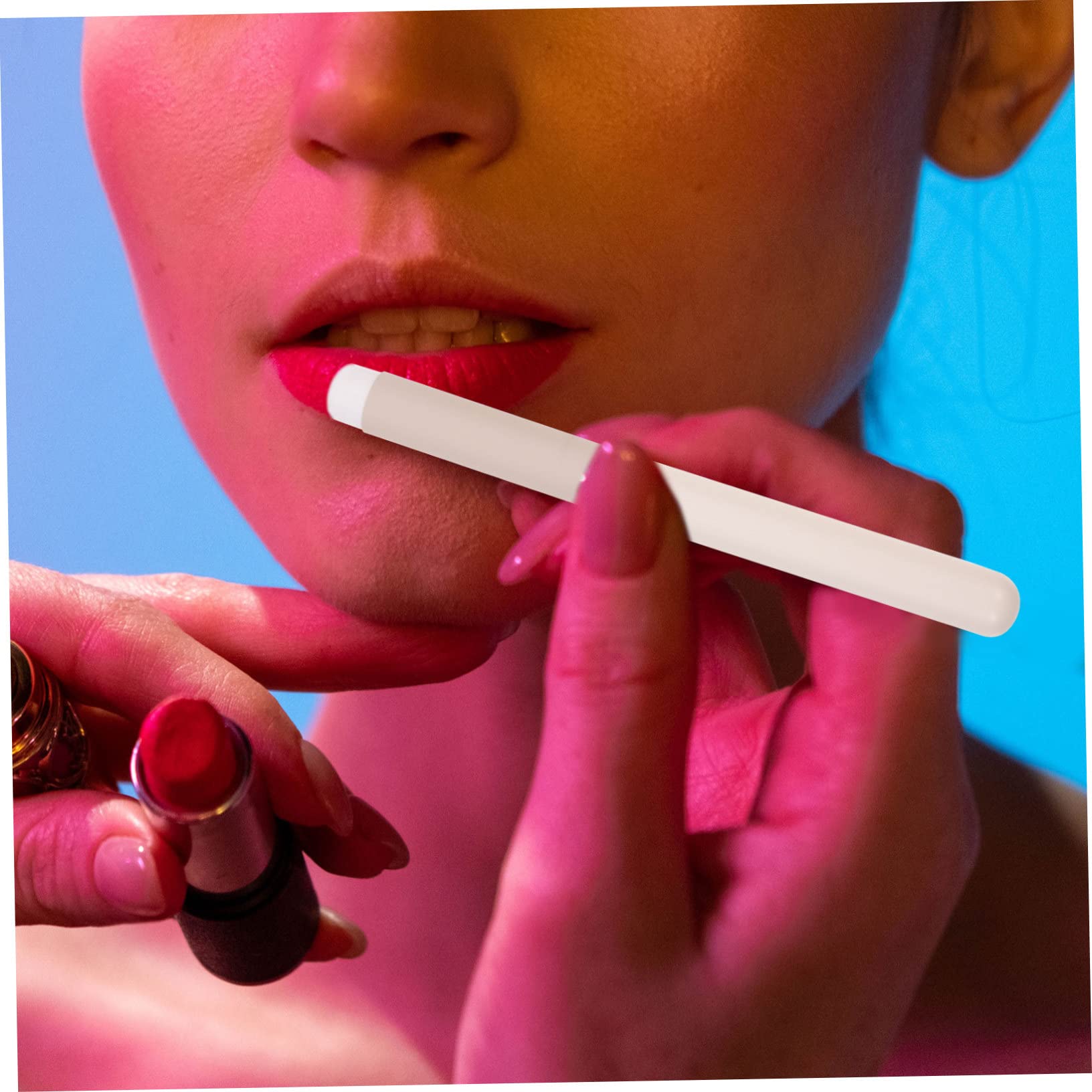 Healeved 5 Set Di Pennelli Per Labbra Pennelli Per Rossetto Set Per Labbra Morbidi E Lisci Per Un Look Impeccabile 3 Pezzi*5