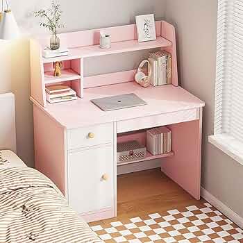 ピンク色が入ってる勉強机 Amazon | 学習机 勉強机 学習机セット 幅80CM シンプルデザインで機能
