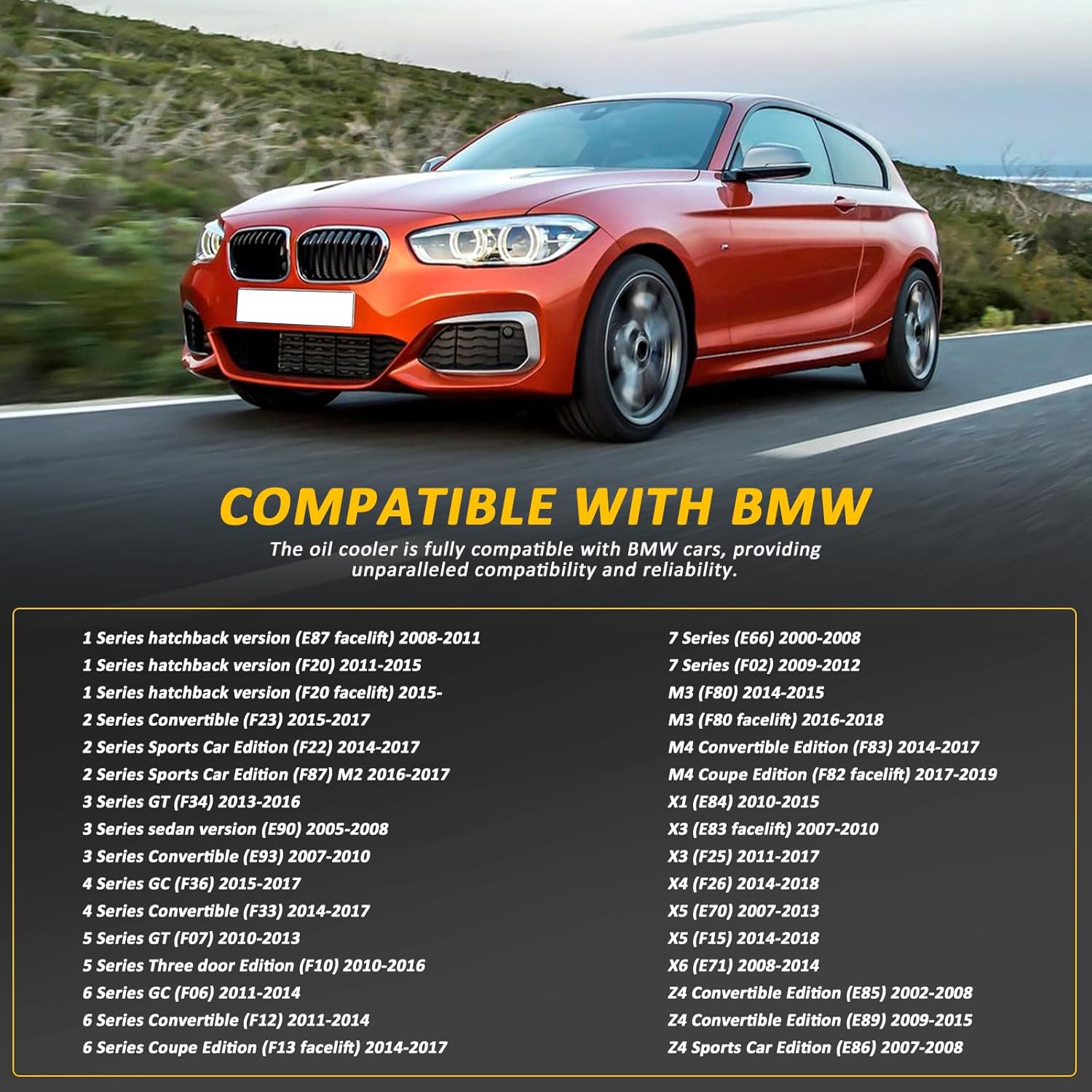 11428683206 Engine Oil Cooler Filter Housing Assembly For BMW 1 2 3 4 5 6 7 X1 X3 X4 X5 X6 Z4 Series Replace# 11427516383 11427525333 11427525334 11428637812 11428637820 11428637821 926-463