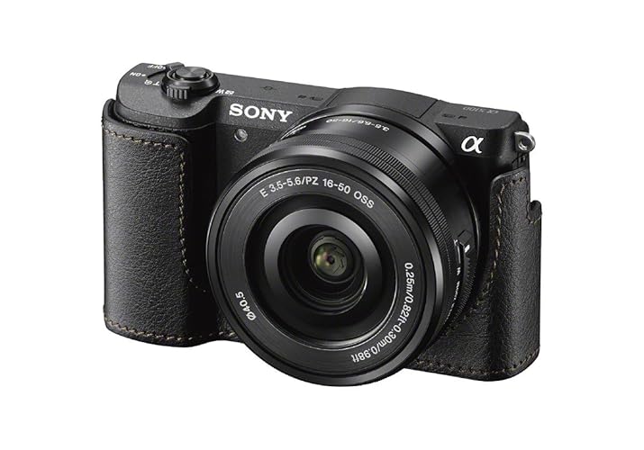Sony a5100 16-50mm Interchangeable Lens Camera with 3-Inch Flip Up LCD (Black) - Black - w/ 16-50mm - Base