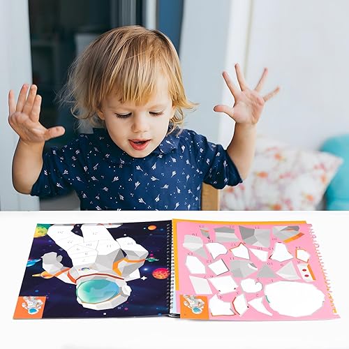 Vista 36 de 90shine 2 libros de calcomanías para niños de 4 a 8 años, diseños temáticos de zoológicos para mascotas, regalo de fiesta, crea 22 imágenes