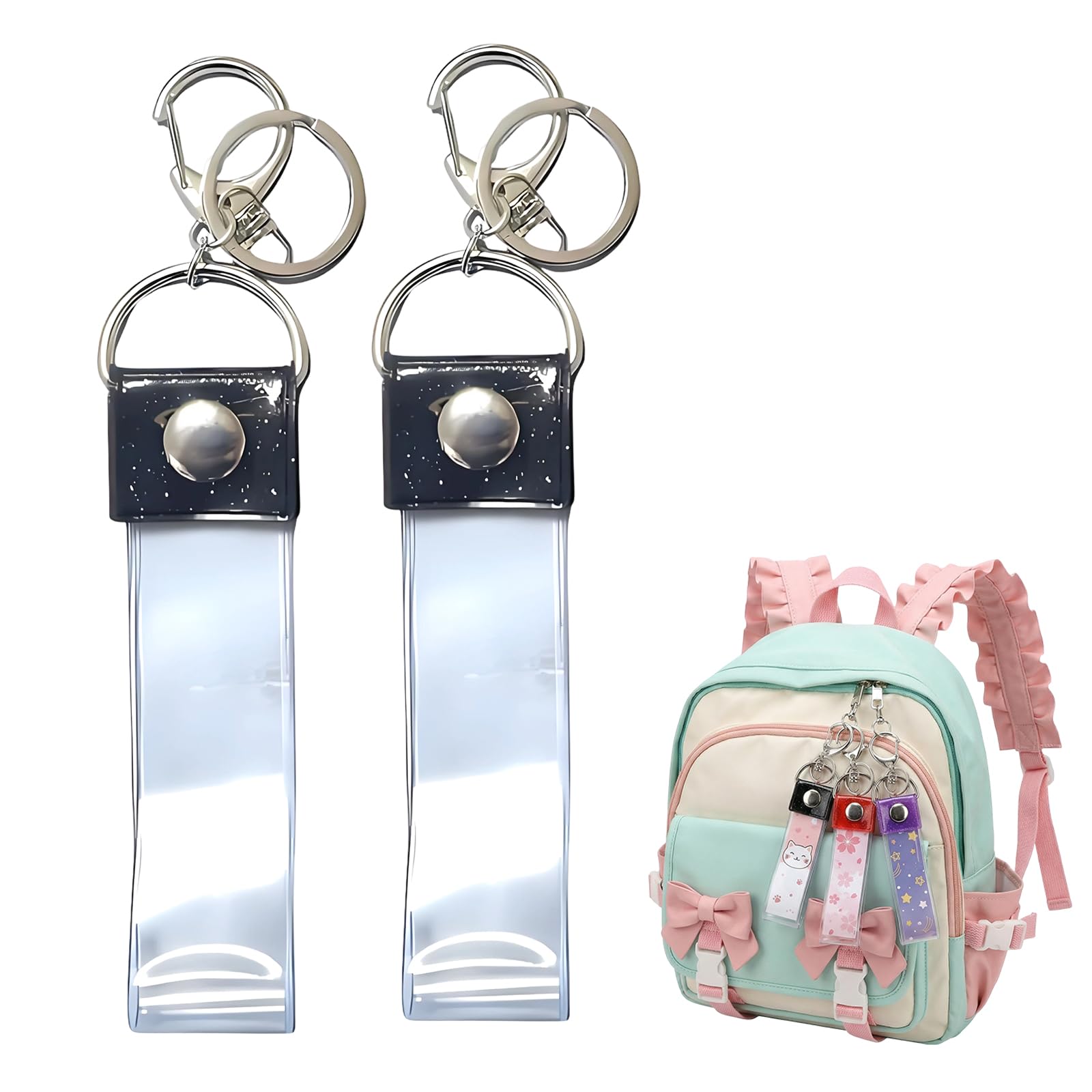 Amazon.co.jp: 銀テープホルダー 銀テープ キーホルダー ストラップ