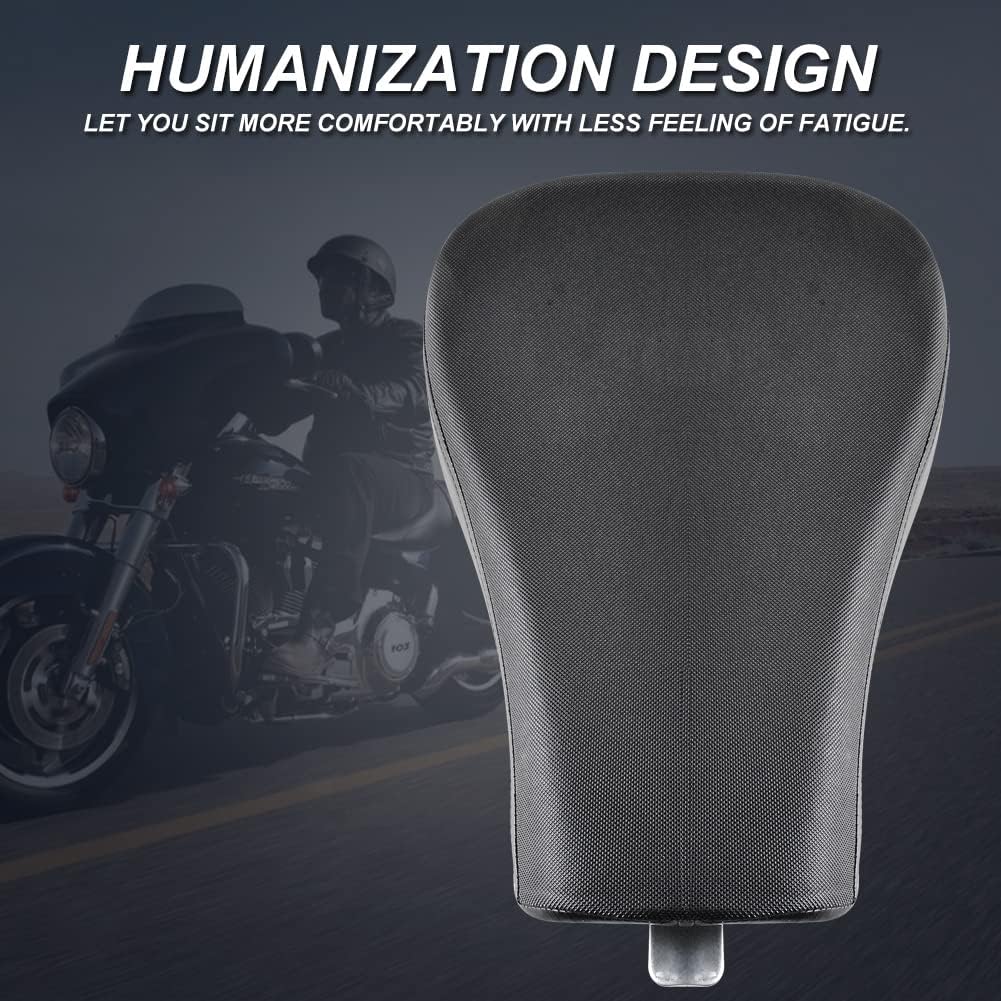 KATUR Motorcycle Front Solo Seat Cushion Compatible with Harley Sportster XL883 XL1200 48 72 2012-2015
