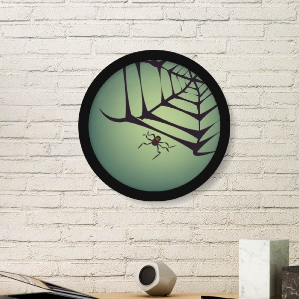 Sticker mural halloween toile araignée noire deco salon maison