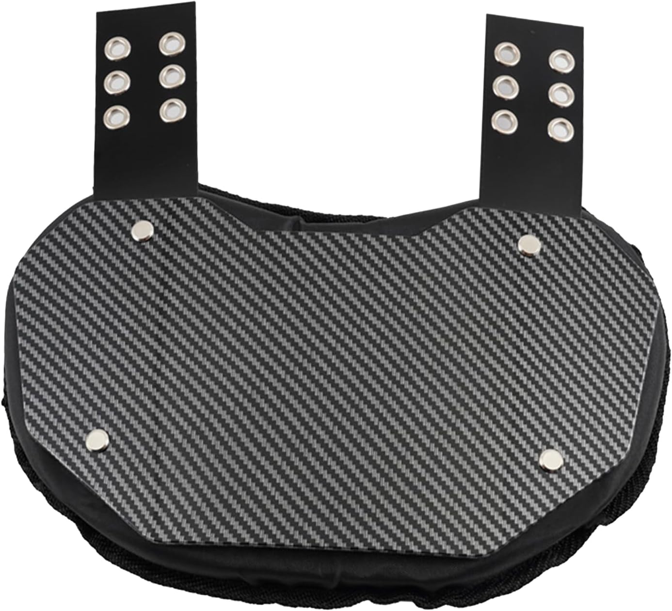Football Back Plate, Kids Professional Football Back Rear, Lower Pads Protector with Adjustable Nylon Strap for Soccer Baseball