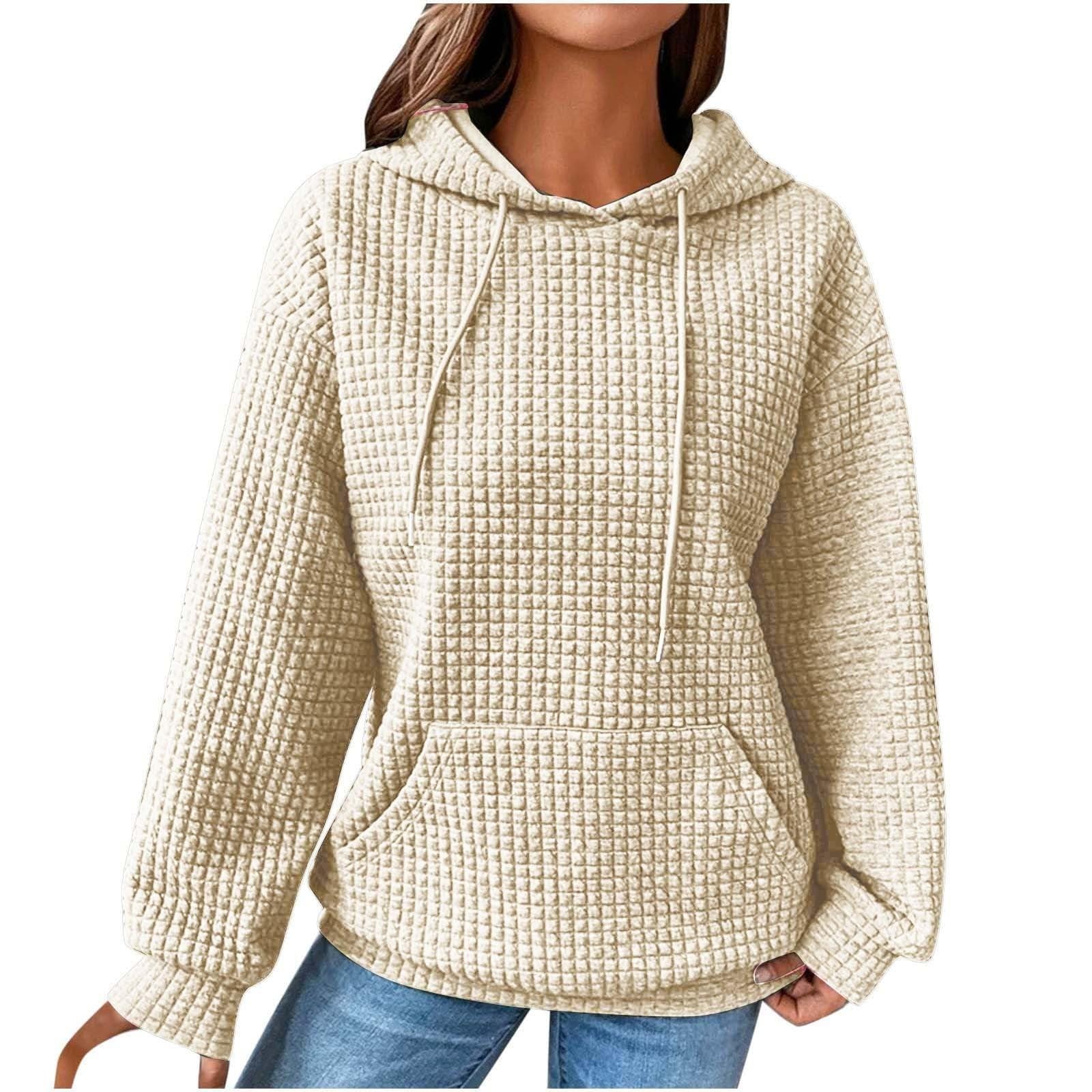 Pull Femme Norvégien Thermique TOFOTL - Coupe Ample, Doux - Style Décontracté Urbain - Taille à Prendre Au-dessus