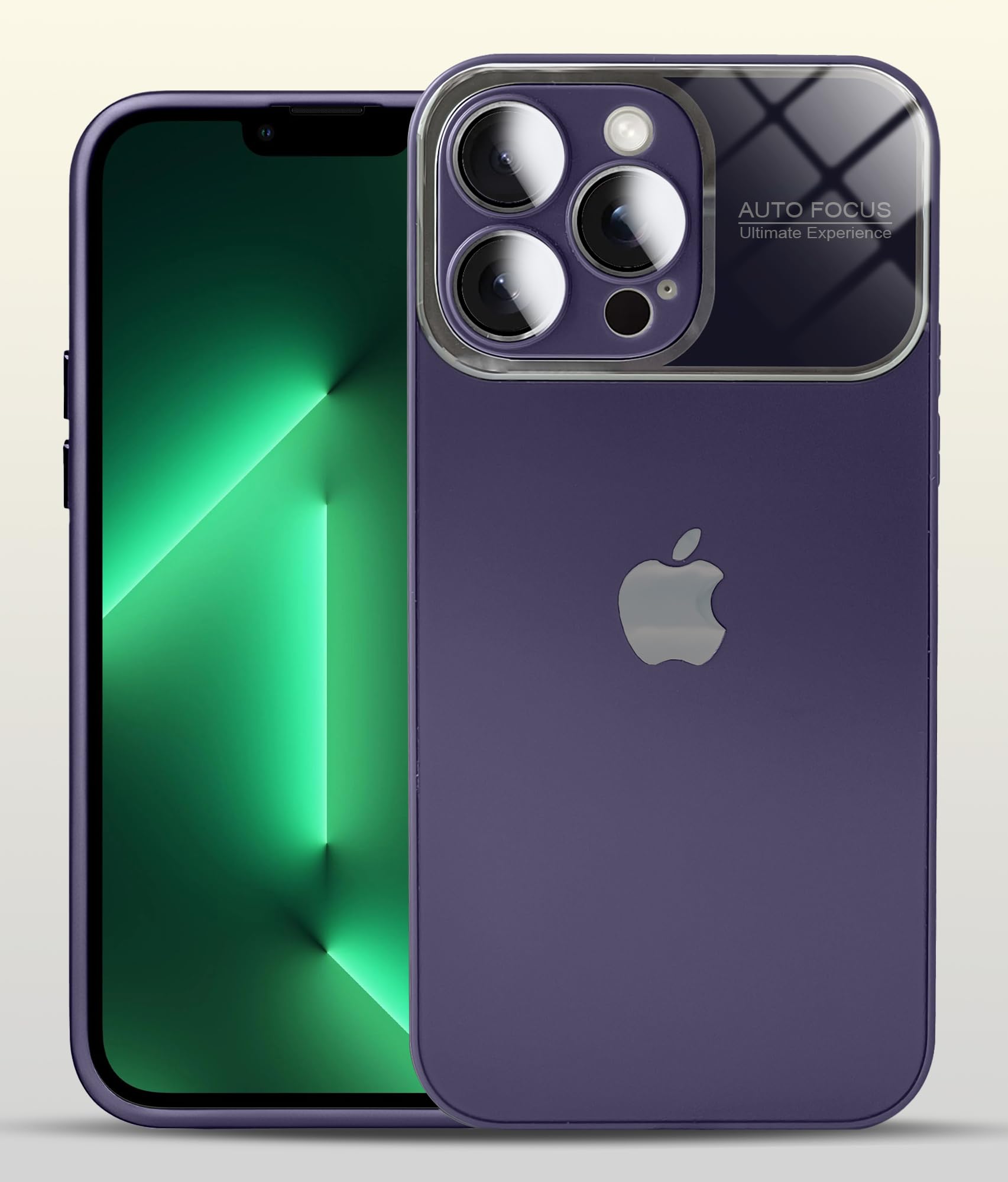 Hupshy Back Case Cover for iPhone 13 Pro AutoFocus Chromatic Lens Shield Case with Logo, Matte PC Glass, Protective Camera Lens Plating Cover for iPhone 13 Pro (Matte, Purple) (B0D46X7LWT) Amazon Price History, Amazon Price Tracker