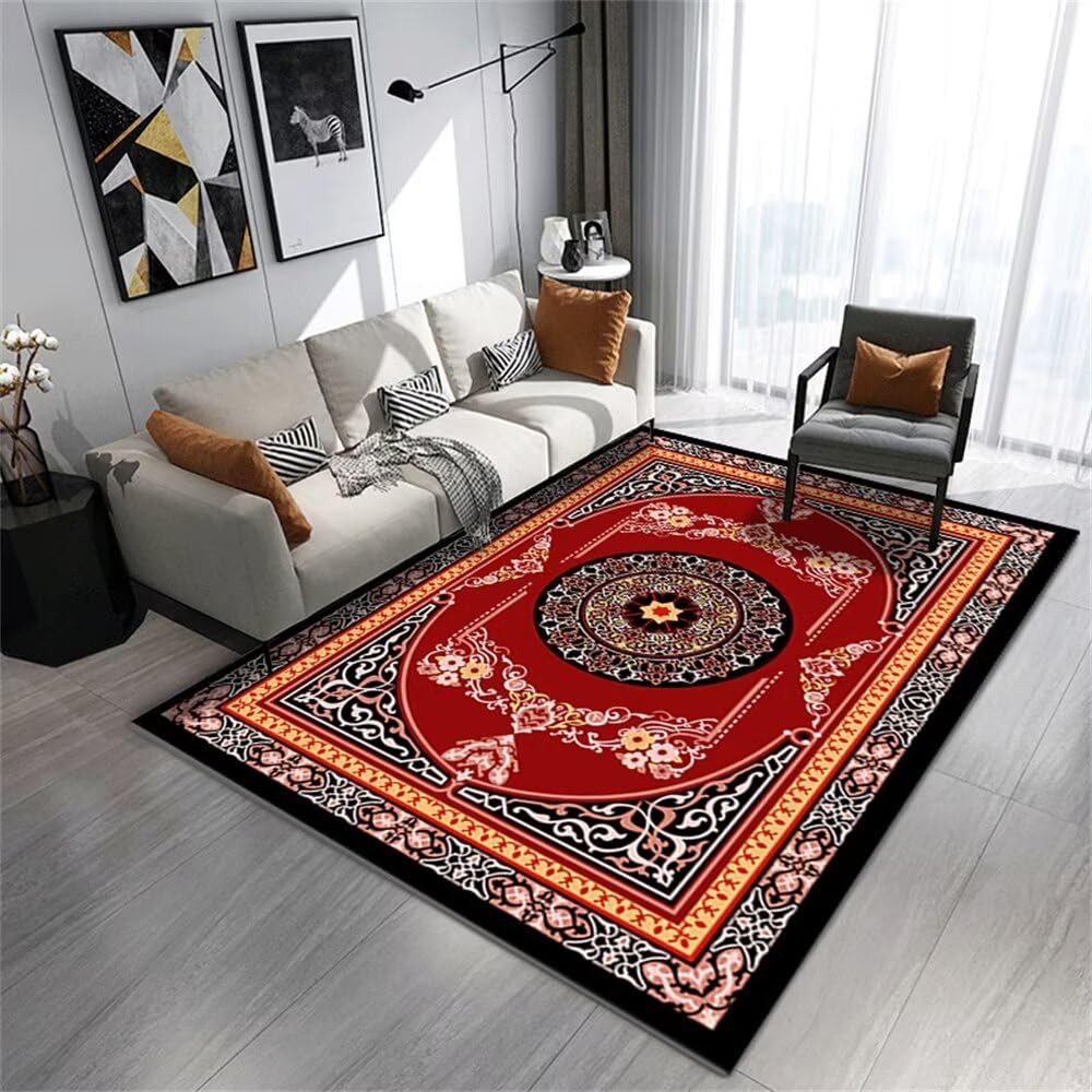 Tapis de salon lavable et doux pour résoudre le nettoyage difficile