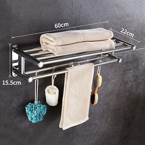 Amazon Wswjjxb パンチフリータオル掛けバスルームバスルームラックトイレタオル掛け収納ラックウォールマウント Size 60x15 5x22cm キッチン用タオルかけ フック オンライン通販 Amazon Wswjjxb パンチフリータオル掛けバスルームバスルームラックトイレタオル掛け収納ラックウォールマウント Size 60x15 5x22cm キッチン用タオルかけ フック オンライン通販