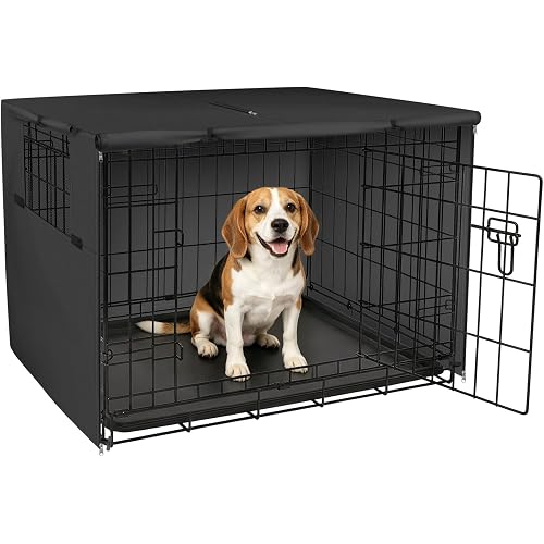 Explore Land Dog Crate Cover, 36 inches, Black