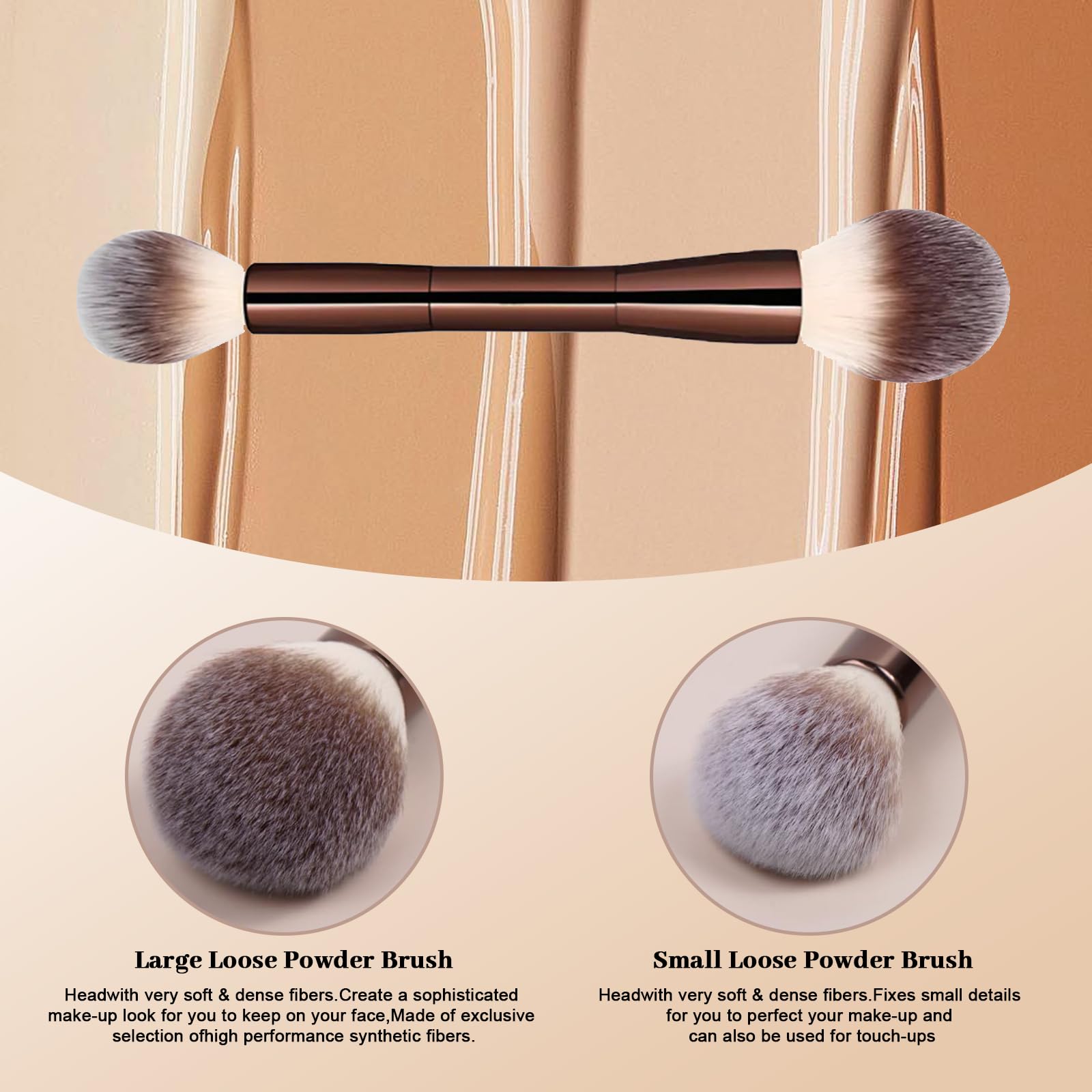 20 Piezas Brochas de Maquillaje, Brochas de Maquillaje Profesional, Juego de Brochas Profesionales, Incluye Brocha de Rubor y Sombra de Ojos, para Maquillaje Diario y Uso Profesional