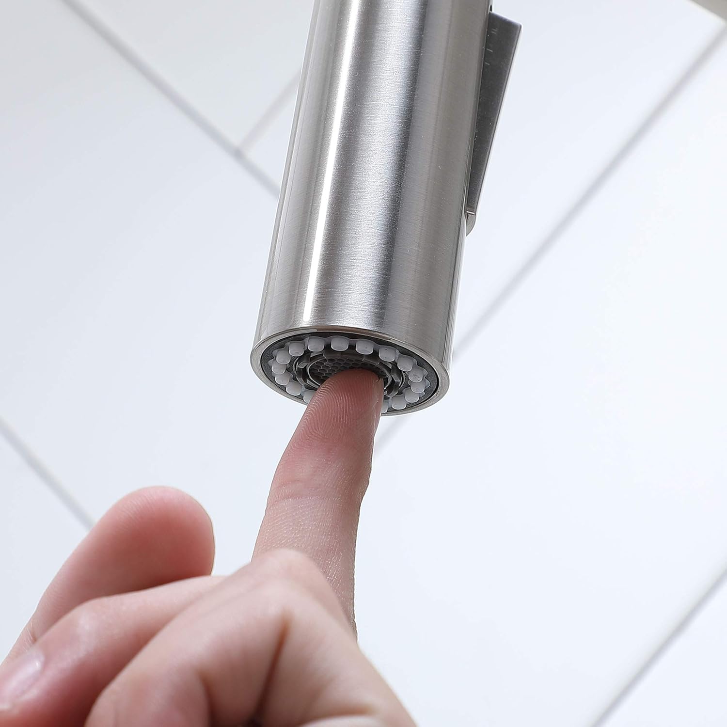 Hоttеѕt Sаlеѕ Modern Commercial Spring Single Handle Pull Out Sprayer Brushed Nickel Kitchen Faucet,Stainless Steel Kitchen Sink Faucet