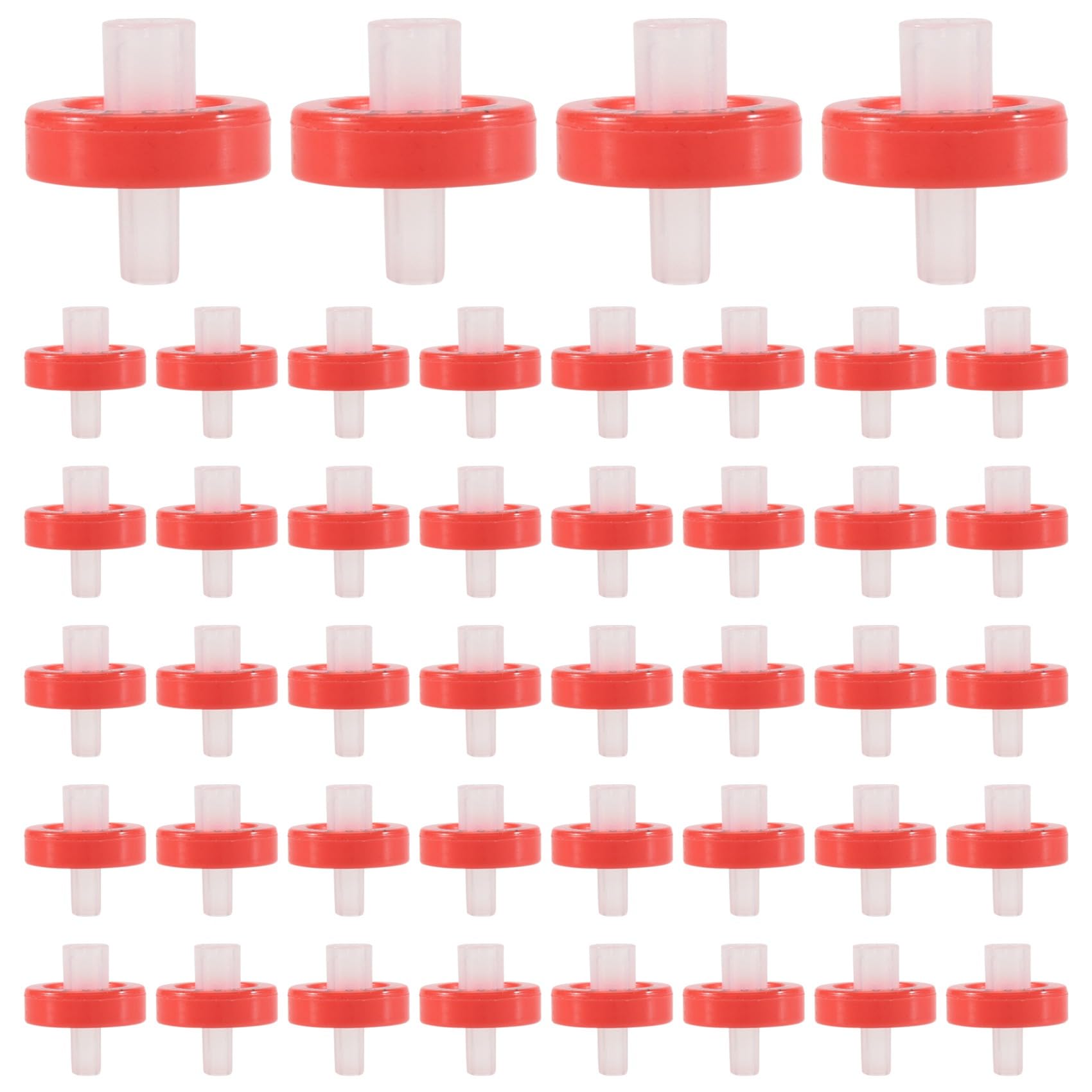 Qusedwey 100 PCS Syringe Filter PTFE, Syringe Lab Filter 13mm Membrane Diameter, 0.22μM Pore Size, HPLC