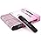 25PCS Mini Size PANA Professional Double Sided Nail Files - Black, 100/180 Grit - Emery Board Nail Buffering File Manicure Pedicure Nail Polisher Washable