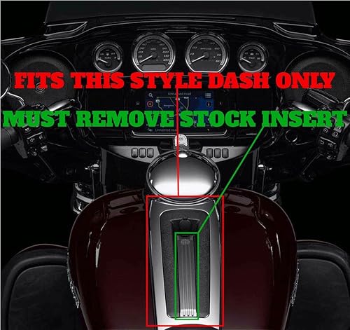 Miniatura 5 de Kustom Cycle Parts Inserto de consola de panel de salpicadero de chica sexy Pot Smoker Girl. Se adapta a Harley Davidson Electra Glide 2008-22,