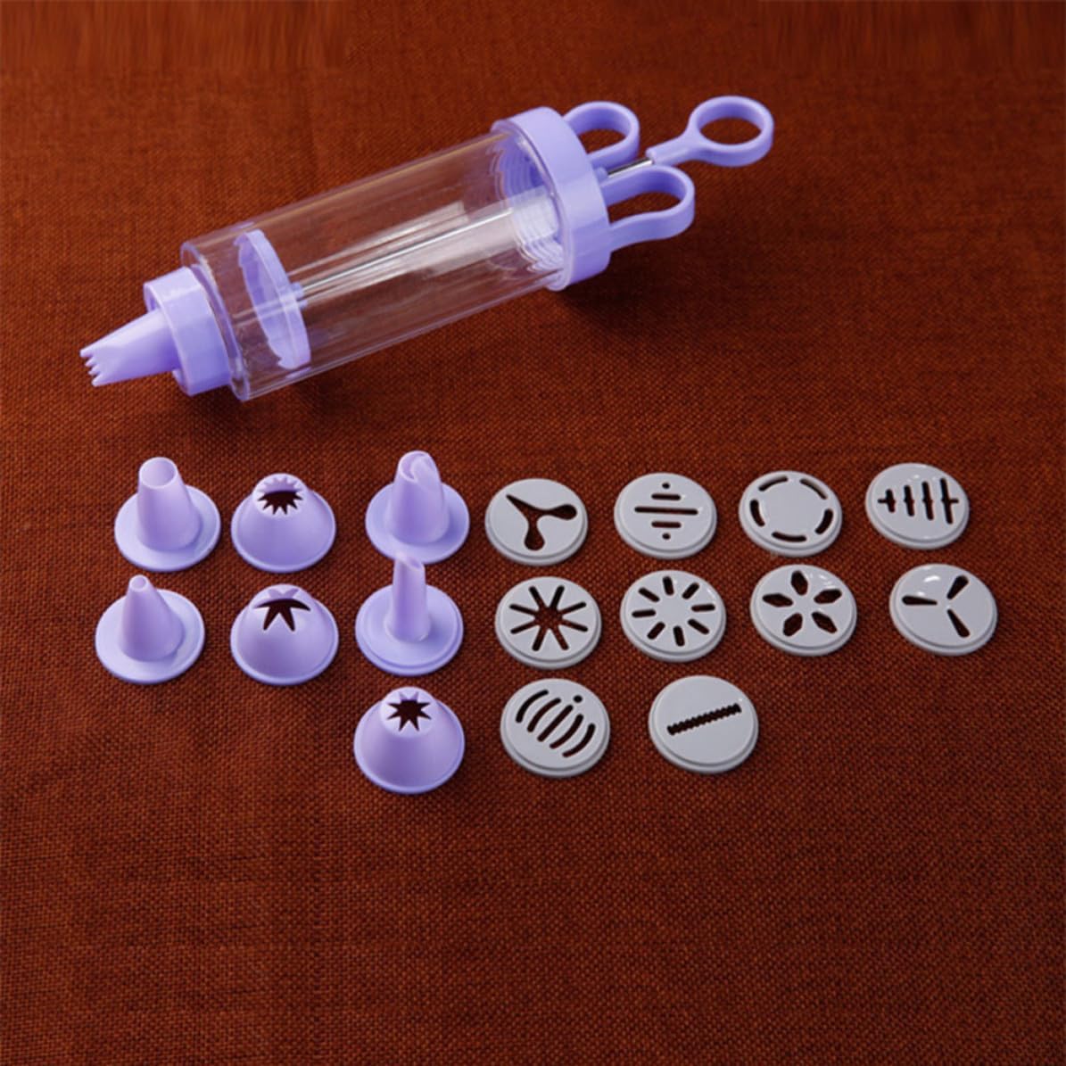 Cookie Press Decorating Kit for Baking with Discs