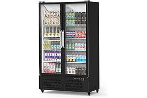 Double Door Fridge: Upscale Your Beverage Presentation