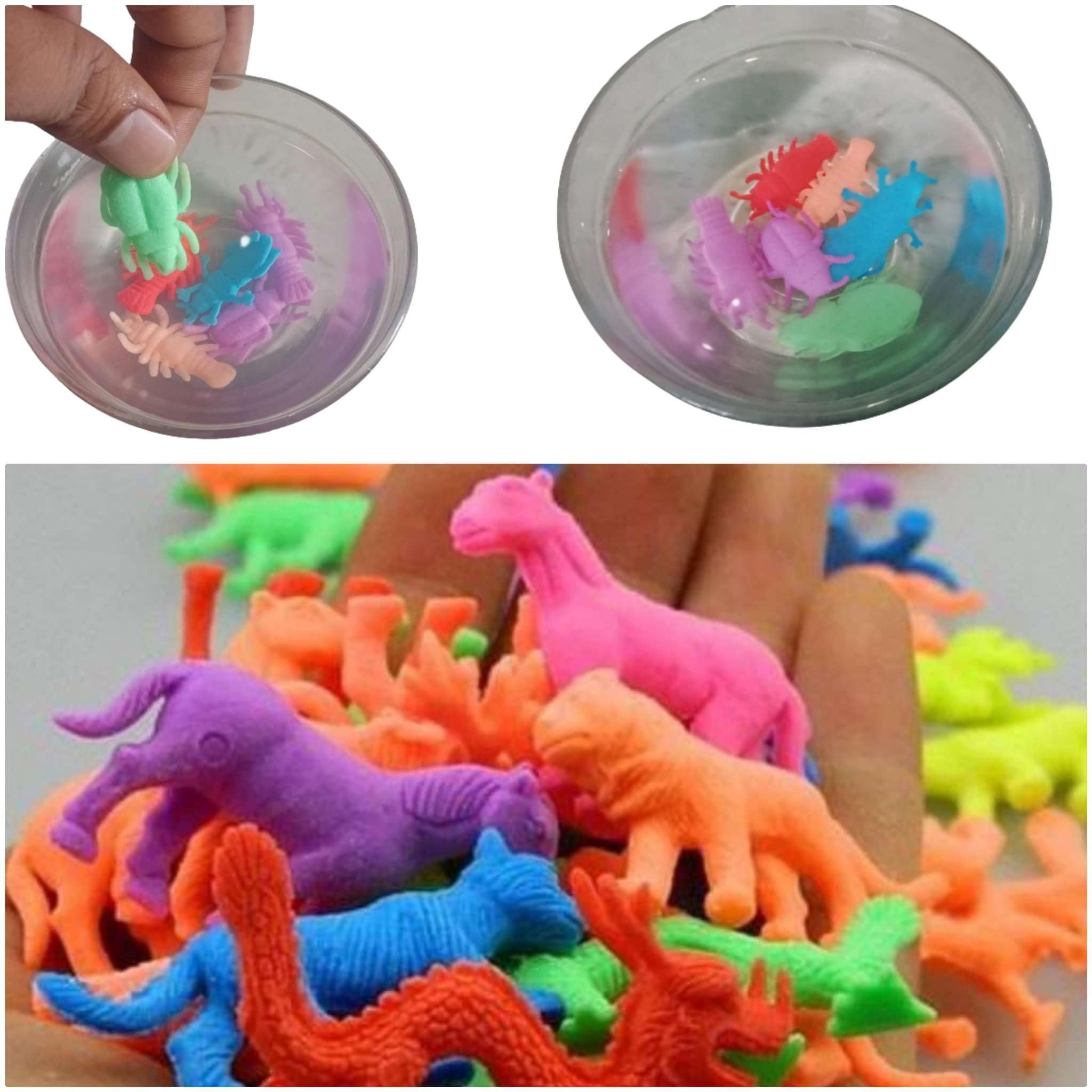 ZOKCY® (Pack of 30 Pcs) Water Growing Animals/Magic Crystal Water Growing Animals for Kids Multicolor/Re-usable Fun in The Bathtub Toy for Kids/Multiple type's Water Growing Animal for Kids-image-32