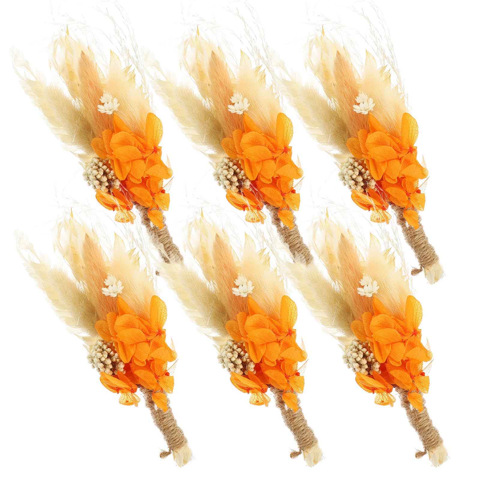 ABOOFAN 2 Pezzi 6 Fiori Pressati Bouquet Fiori Secchi Per La Decorazione Della Casa Stile Paesaggio Matrimonio Natale Elegante