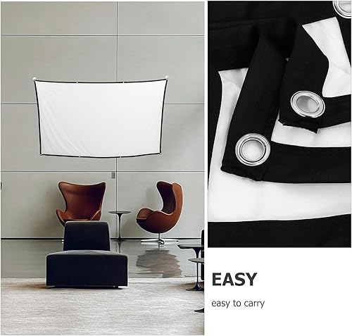 Miniatura 4 de Pantalla de proyección de película de poliéster para uso interior al aire libre del aula del cine en casa