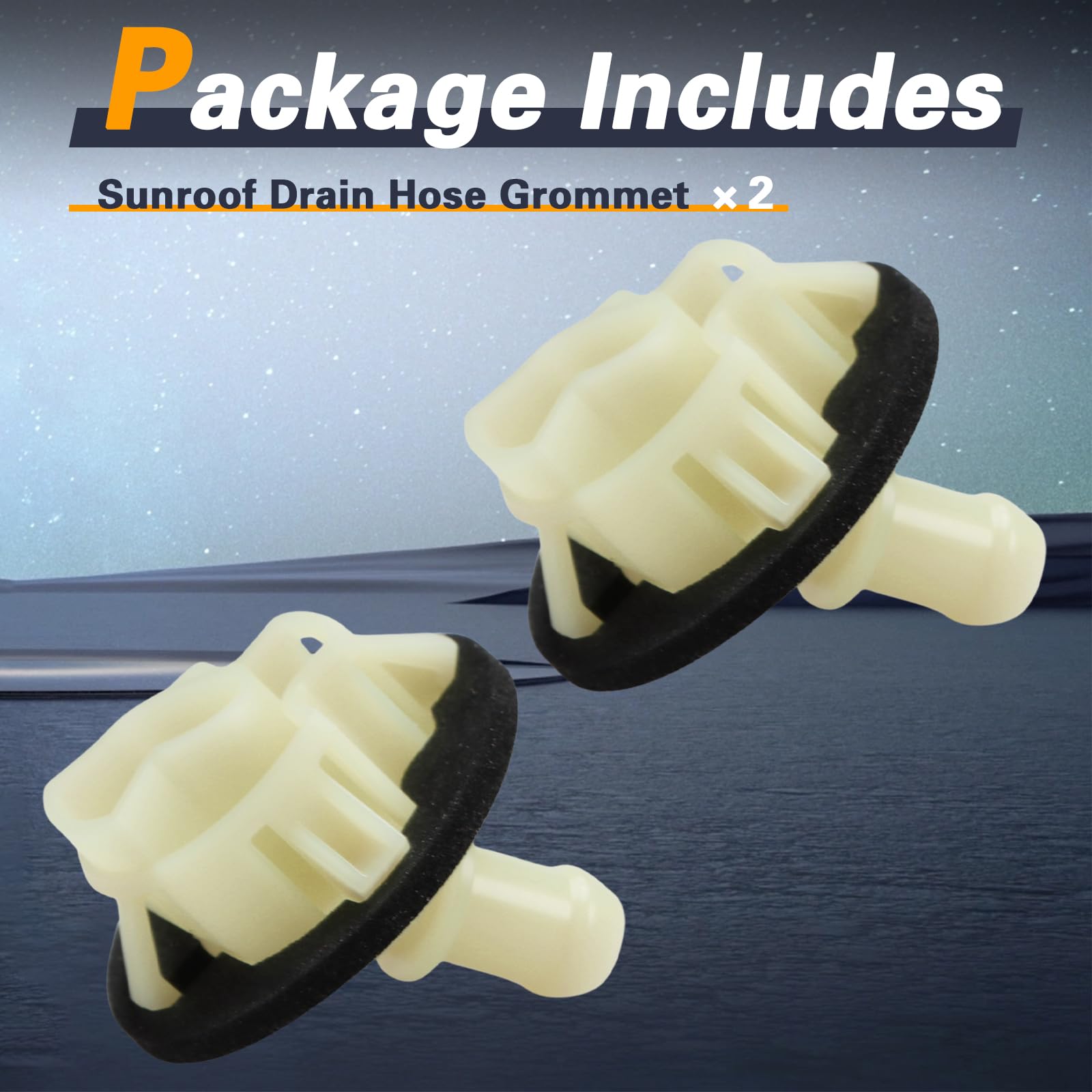 Amazon.com: FUSCH 2PCS Improved Sunroof Drain Hose Plugs