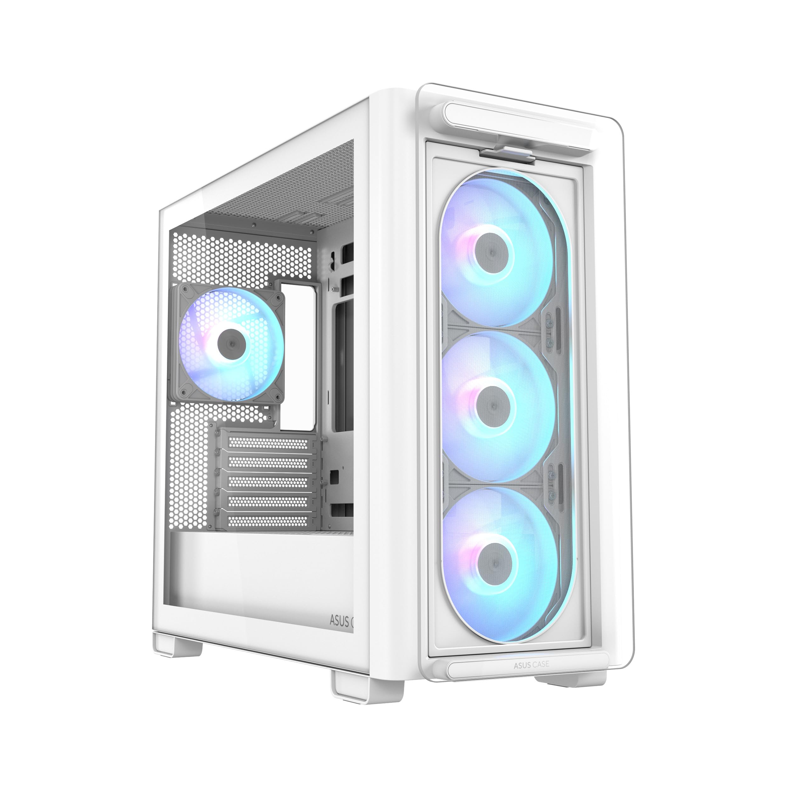 「新品」Asus A21 セットホワイト PCケース Amazon.com: ASUS A21 White Micro ATX PC Case Supports BTF