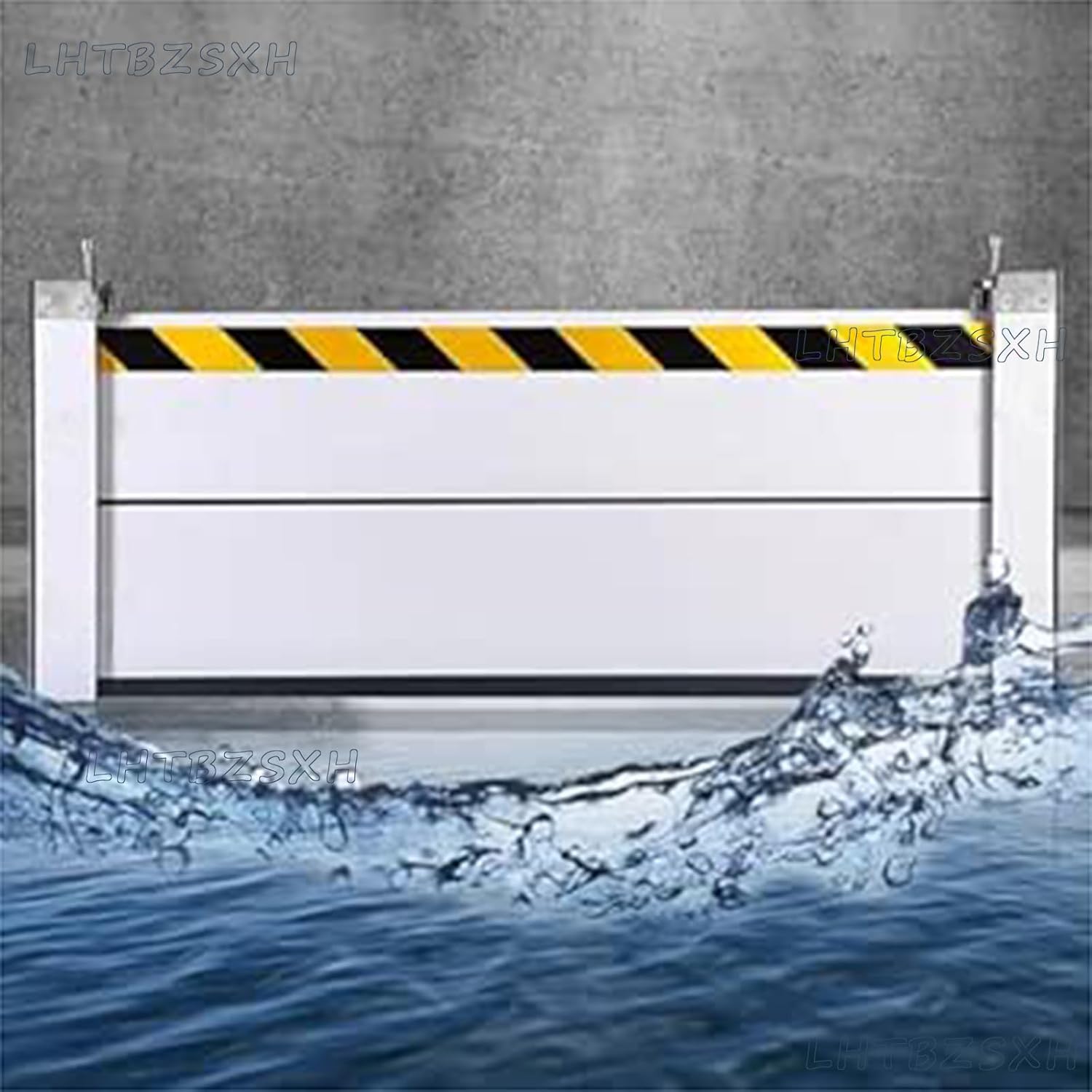 Customizable Flood Protection Barrier - Portable Removable Outdoor & Basement Window Guard, Reusable 200x40cm Flood Defense for Garage Doors & Streets