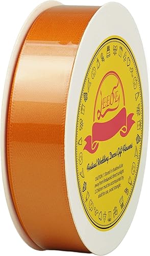 Miniatura 1038 de Cinta de satén verde esmeralda de doble cara de 1-1/2 pulgadas x 50 yardas, cinta de poliéster verde esmeralda para envolver regalos, muy adecuada