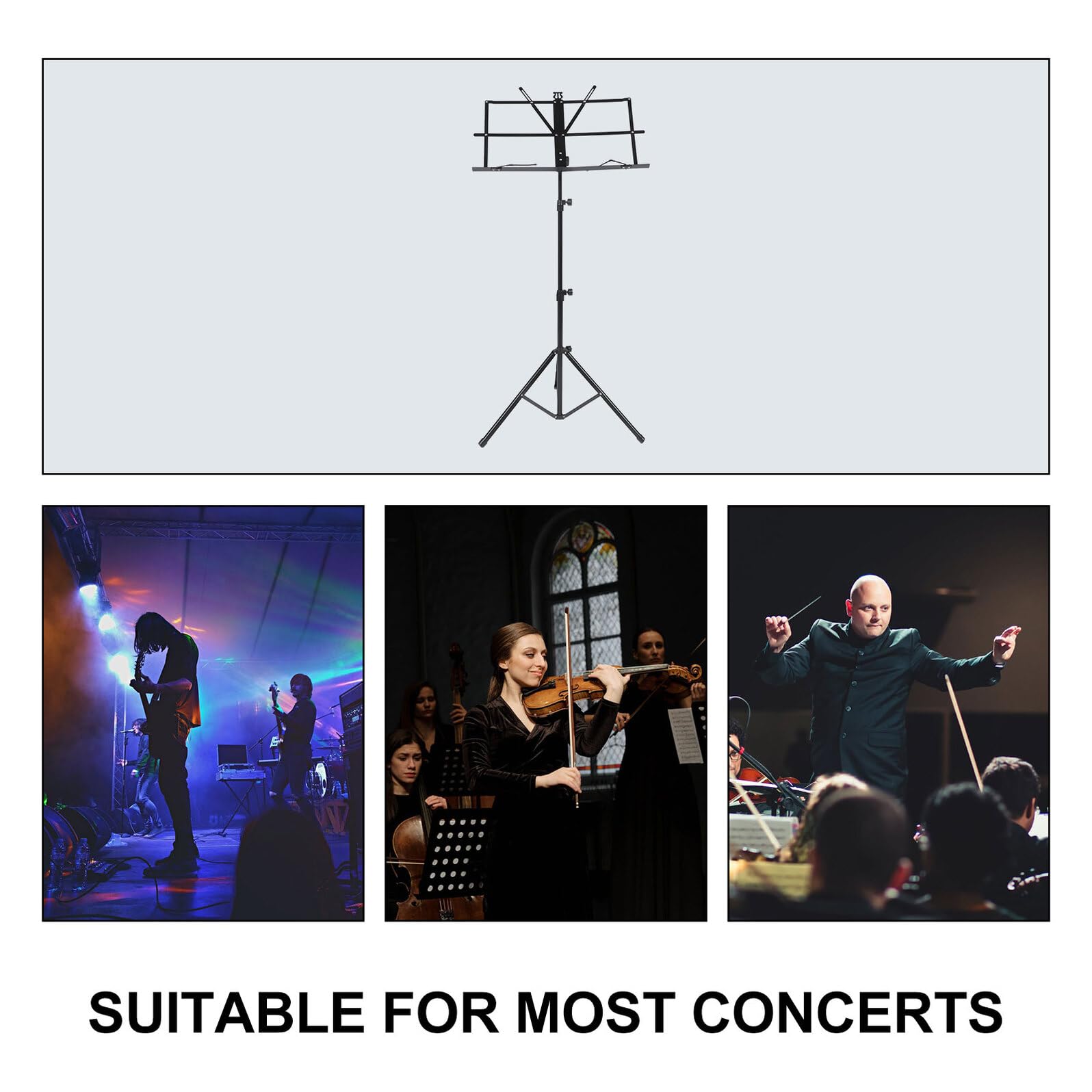 Atril para Partituras Musicales Ajustable de Suelo Trípode Retráctil, Soporte Plegable Portátil para Lectura de Libros A4, Multifuncional para Enseñanza y Uso Doméstico