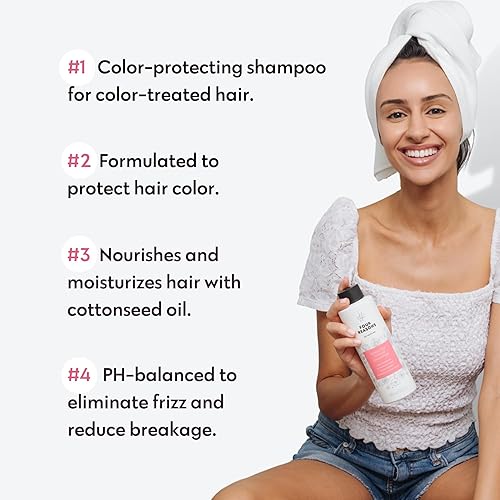 Miniatura 3 de No nothing Champú sensible para cabello tratado con color, sin fragancia, hipoalergénico, vegano, sin parabenos, champú sin perfume para cuero