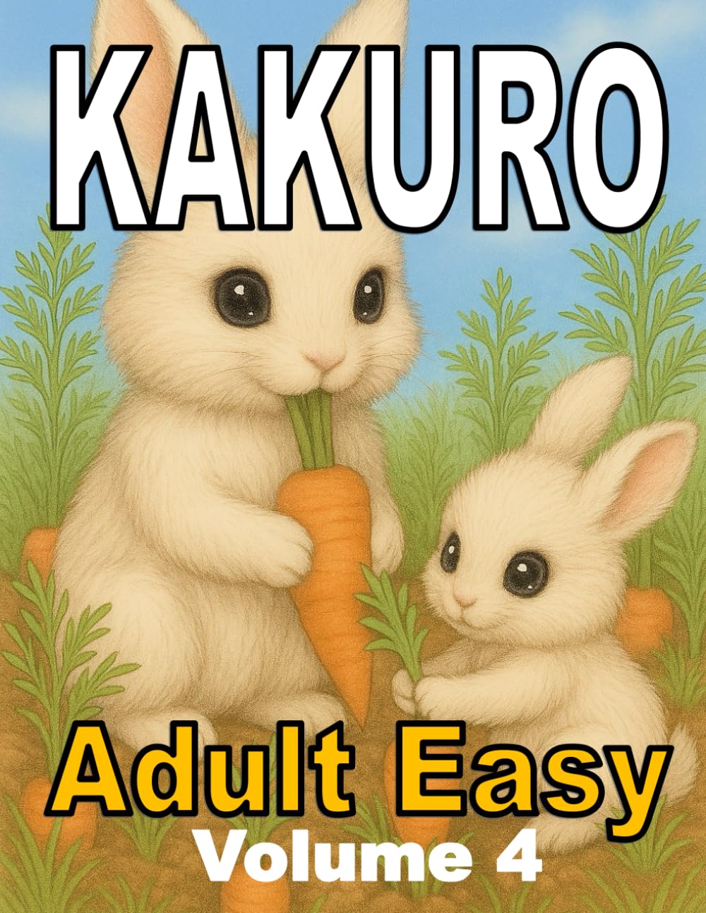 Kakuro Puzzle Book for Adults: Volume 4, Easy, Large puzzle grid. Puzzles and Solutions.