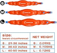 Vista 2 de Equipo de entrenamiento de natación para adultos - Cinturón de ayuda para natación para piscina o entrenamiento