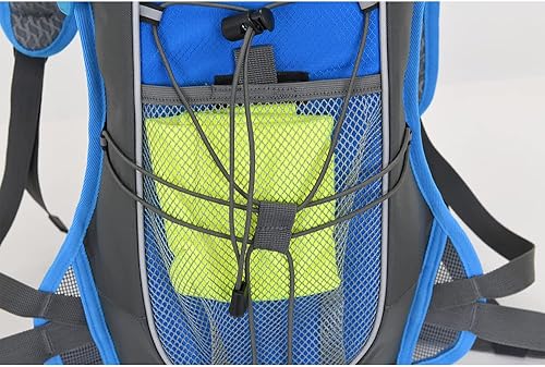 Miniatura 7 de Clape Mochila de hidratación para correr, ciclismo con vejiga de hidratación de 2 litros, mochila de agua ligera y portátil, mochila transpirable