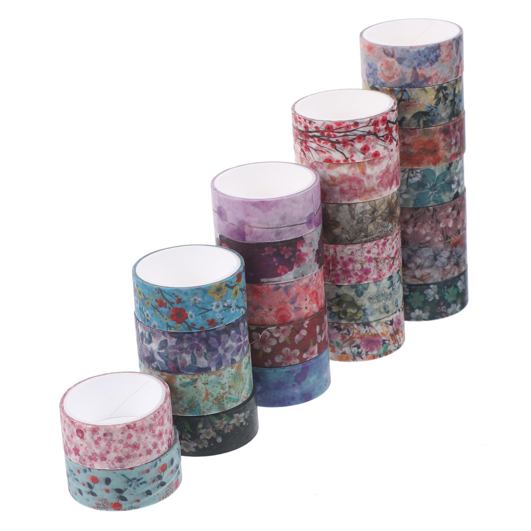 NUOBESTY 120rollen Washi Tape Mit Aesthetic Klebeband Für Scrapbooking Journaling Und Diy-projekte Pro Rolle Dekorative Muster Für Kreative Gestaltung