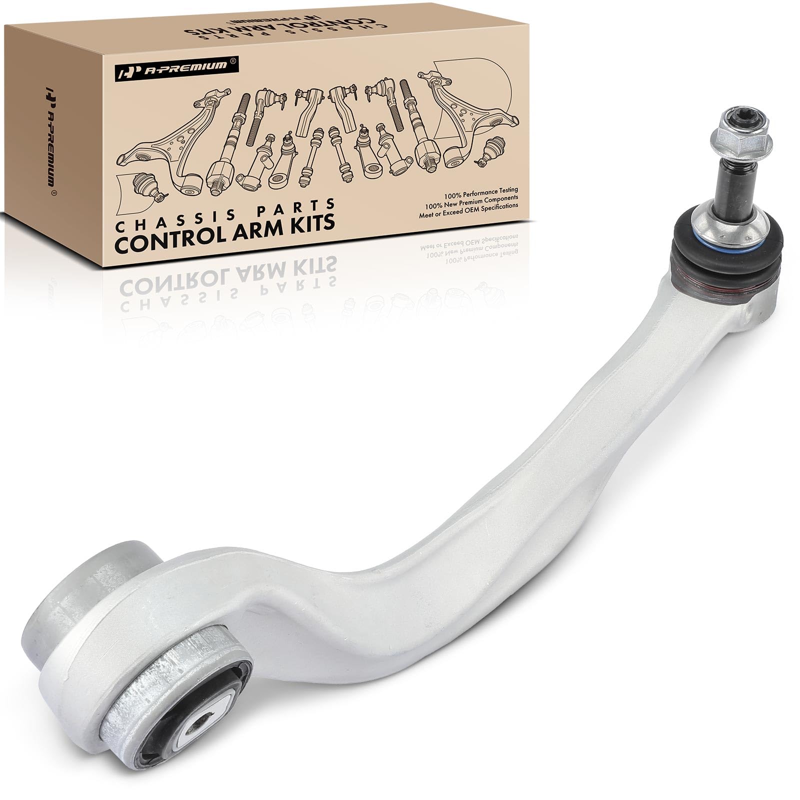 Photo 1 of A-Premium Front Left Forward Lower Control Arm, with Ball Joint & Bushing, Compatible with BMW 528i/535d/535i GT/535i/550i GT/550i/640i/650i/740Ld/740Li/750i/750Li/Alpina B7/Alpina B7L (xDrive)