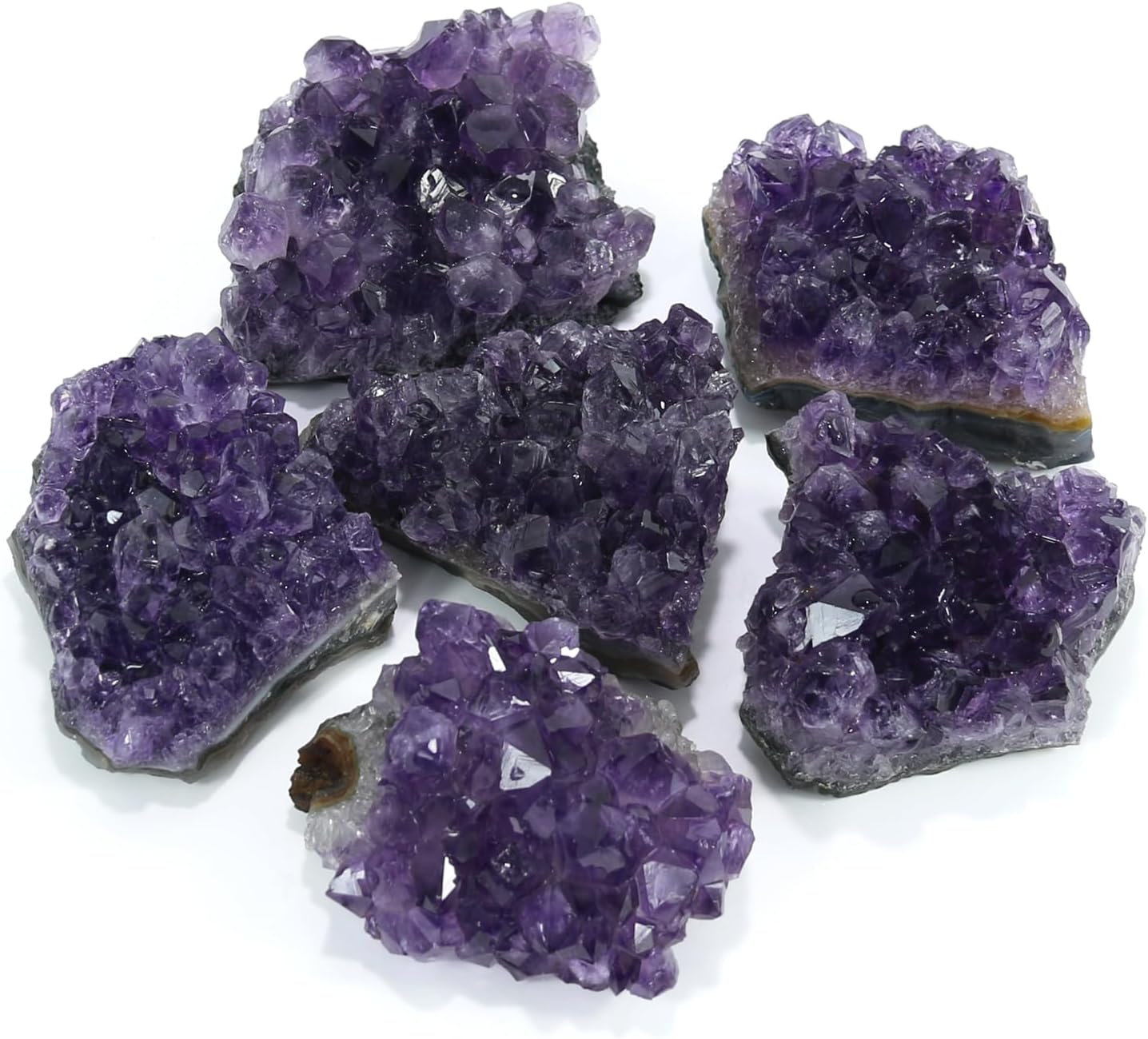 Amethyst Crystal Rock, Real Amethyst Stone, Natural Purple Crystals and Healing Stones, Amathesis Crystal Cluster Geode, Amatista Piedra Natural, Cuarzos Originales De Energia Y Piedras(0.23LB) - Image 6