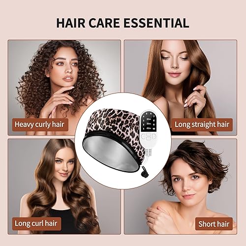 Miniatura 6 de Gorro térmico para acondicionamiento profundo vaporizador para cabello natural uso doméstico, tapa térmica de vapor para cabello negro,