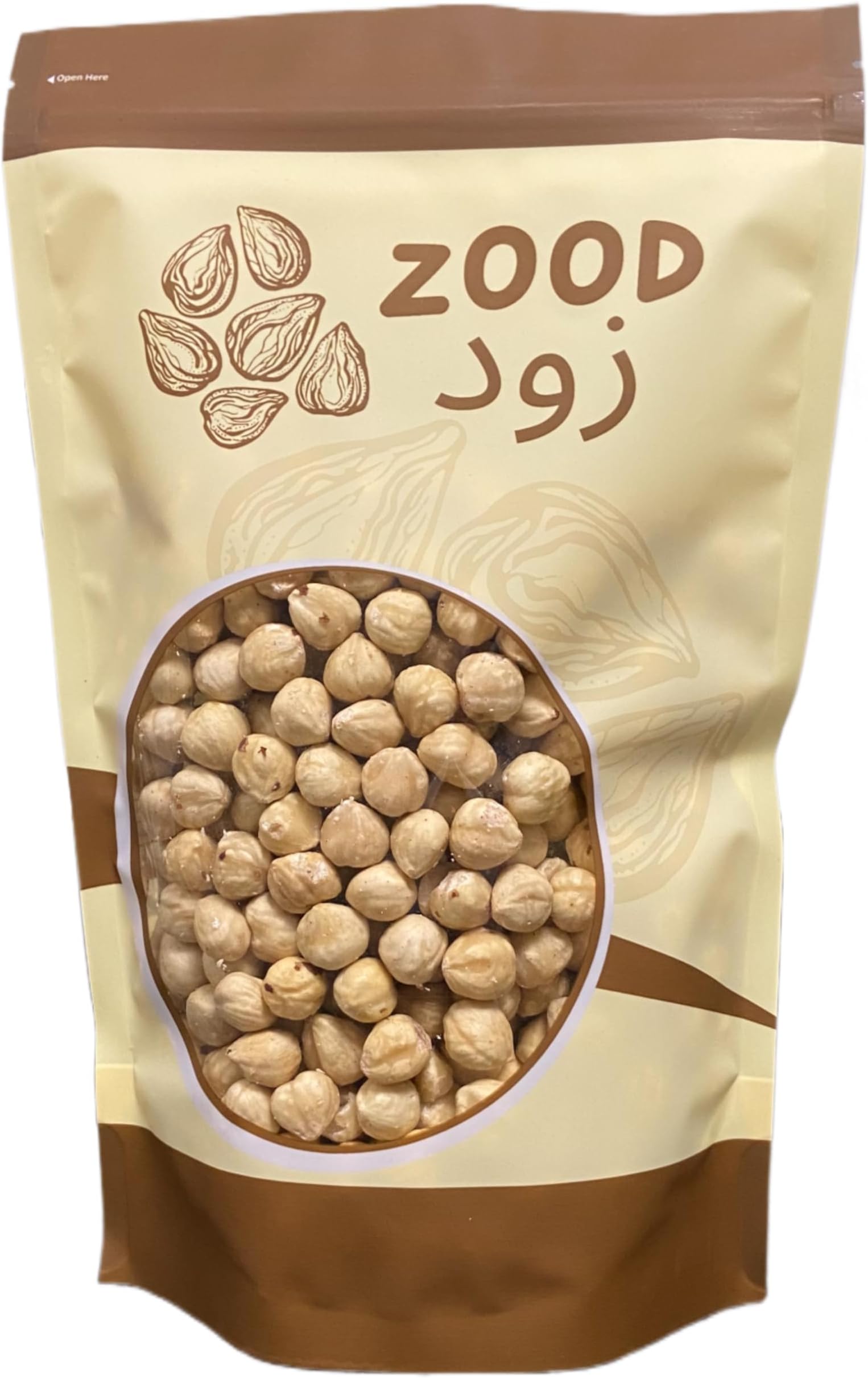 ZOODHazelnuts Raw Blanched | 500g