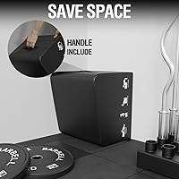 Vista 8 de Mikolo Banco de Empuje de Cadera, Máquina de Empuje de Cadera en Casa para Puente de Glúteos, Caja de Empuje de Cadera Multifuncional